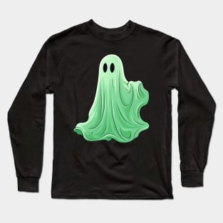 Green Ghost Slime Long Sleeve T-Shirt